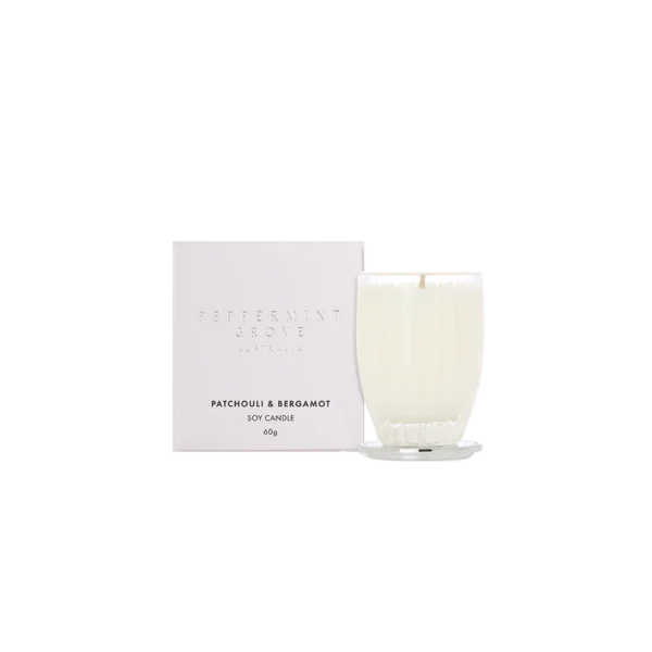 Peppermint Grove Patchouli & Bergamot Soy Candle