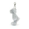 Jellycat Bashful Silver Bunny Bag Charm - Image 2