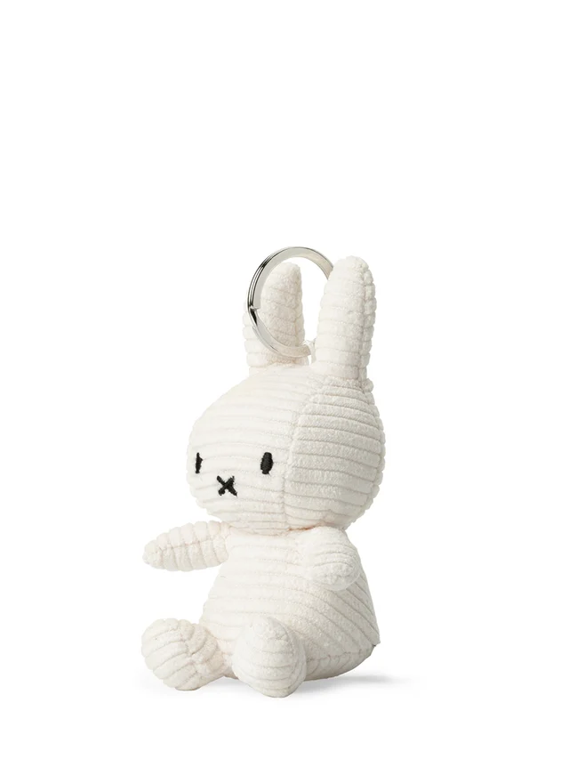 Miffy Keychain ECO Corduroy | Offwhite - Image 2