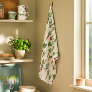 Sophie Allport Garden Vegetables Tea Towel