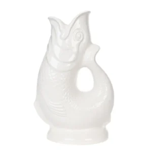 Gurgly - Large 28cm Cotton White Glug Jug