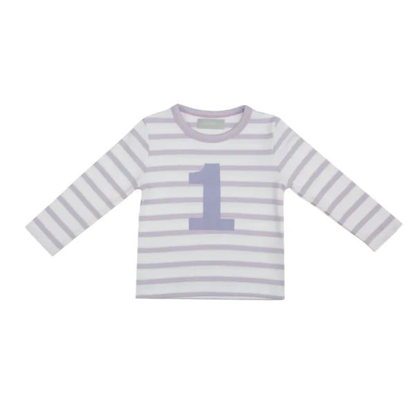 Bob & Blossom Parma Violet & White Breton Striped Shirt