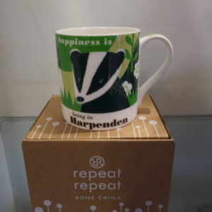 Repeat Repeat Meadow | Harpenden Mug | Badger