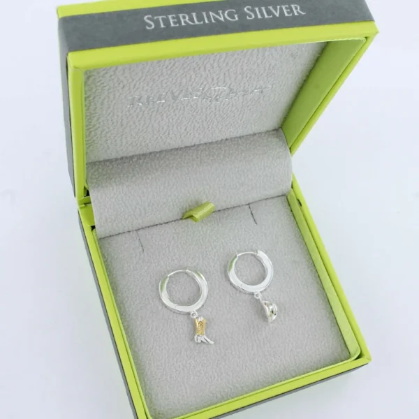 Reeves & Reeves Cowboy Charm Hoop Earrings - Image 2