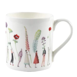 Laura Stoddart In Bloom Pink Flowers - Fine Bone China Mug